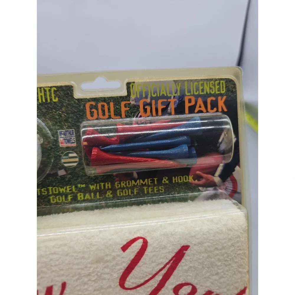 Vintage York Yankees Golf Gift Set - Golf Ball Tees &Towel, New in Pack NOS